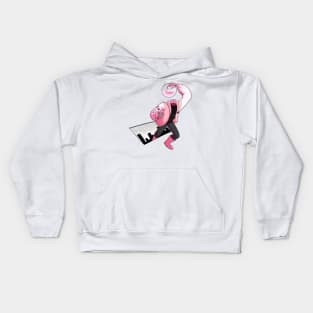 Rose Water And Cherry Blossoms Steppin' Out And Calling A Cab Kids Hoodie